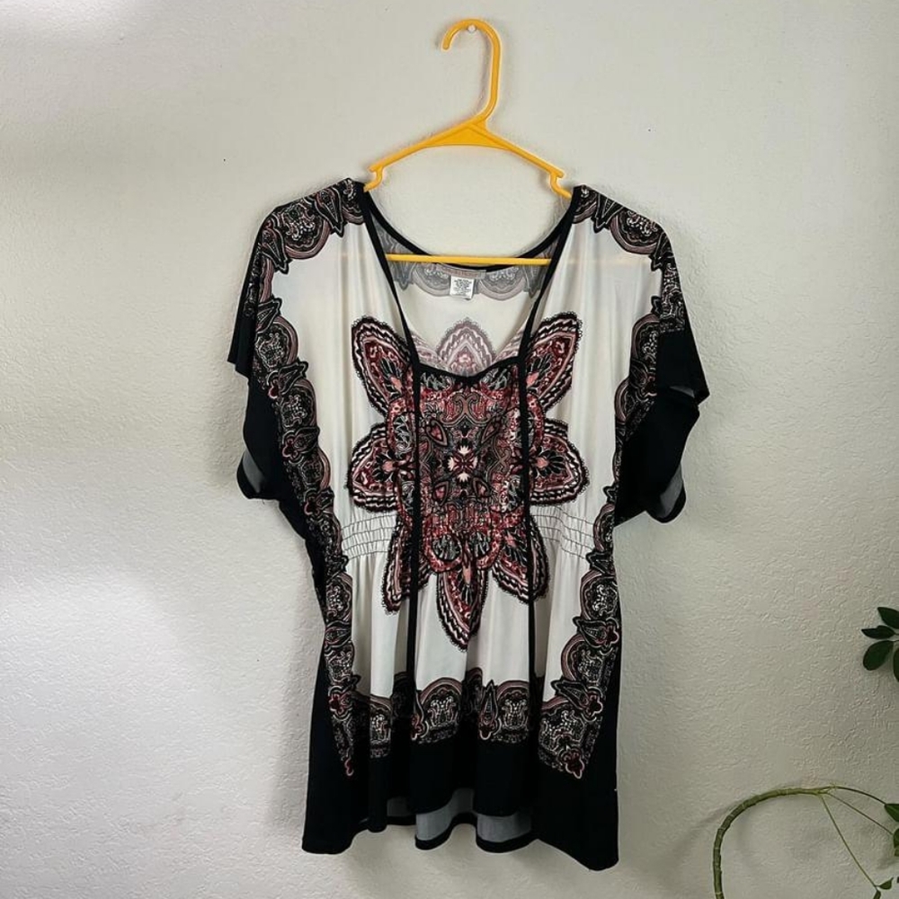 Claudia Richard "Tie Front" Top